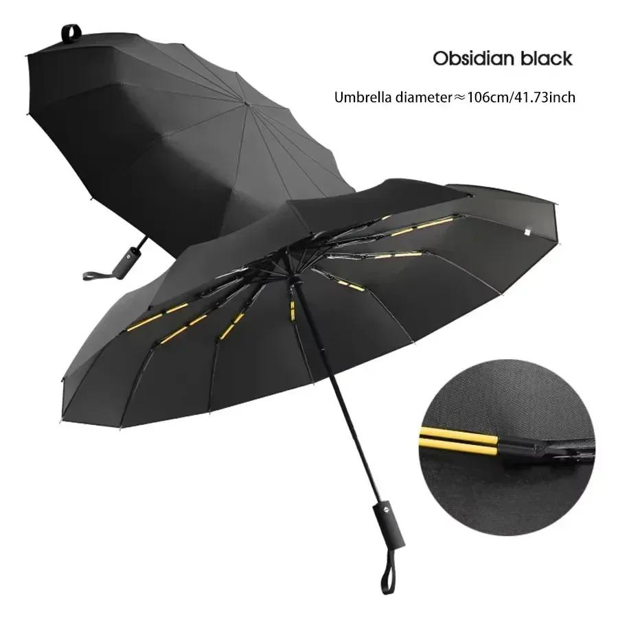 24-Bone Reinforced Windproof Umbrella | UPF50+ UV Protection for Men & Women | Heavy-Duty Business & Travel Use179
