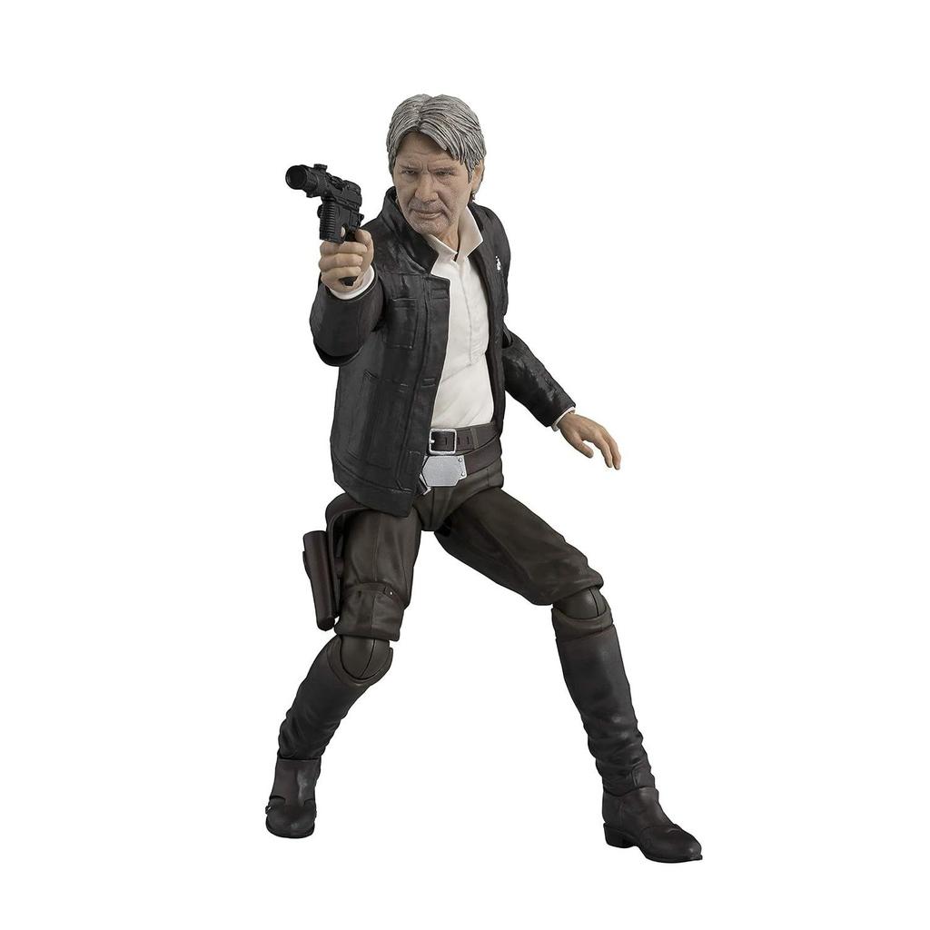 TAMASHII NATIONS S.H. Figuarts Star Wars Han Solo (STAR Force Awakens) PVC ABS Painted Movable Figure