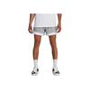 Under Armour Baseline Color Block Logo Print Elastic Waist 5 Inch Basketball Shorts Men shorts Gray 1380302-011