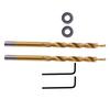 1PCS  9mm/9.5mm Round Shank Drill Bit High Speed Steel Round Handle For Punching Wood For Pocket Hole Drill Jig Guide Woodwork