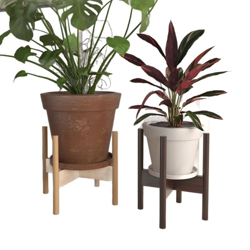 Cross-Shaped Floor Flower Stand - Succulent & Bonsai Display Rack for Living Room or Balcony