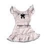 Sweet Girl Pink Polka Dot Ruffle Bow Slimming Date T-Shirt - Women's Short Sleeve Top
