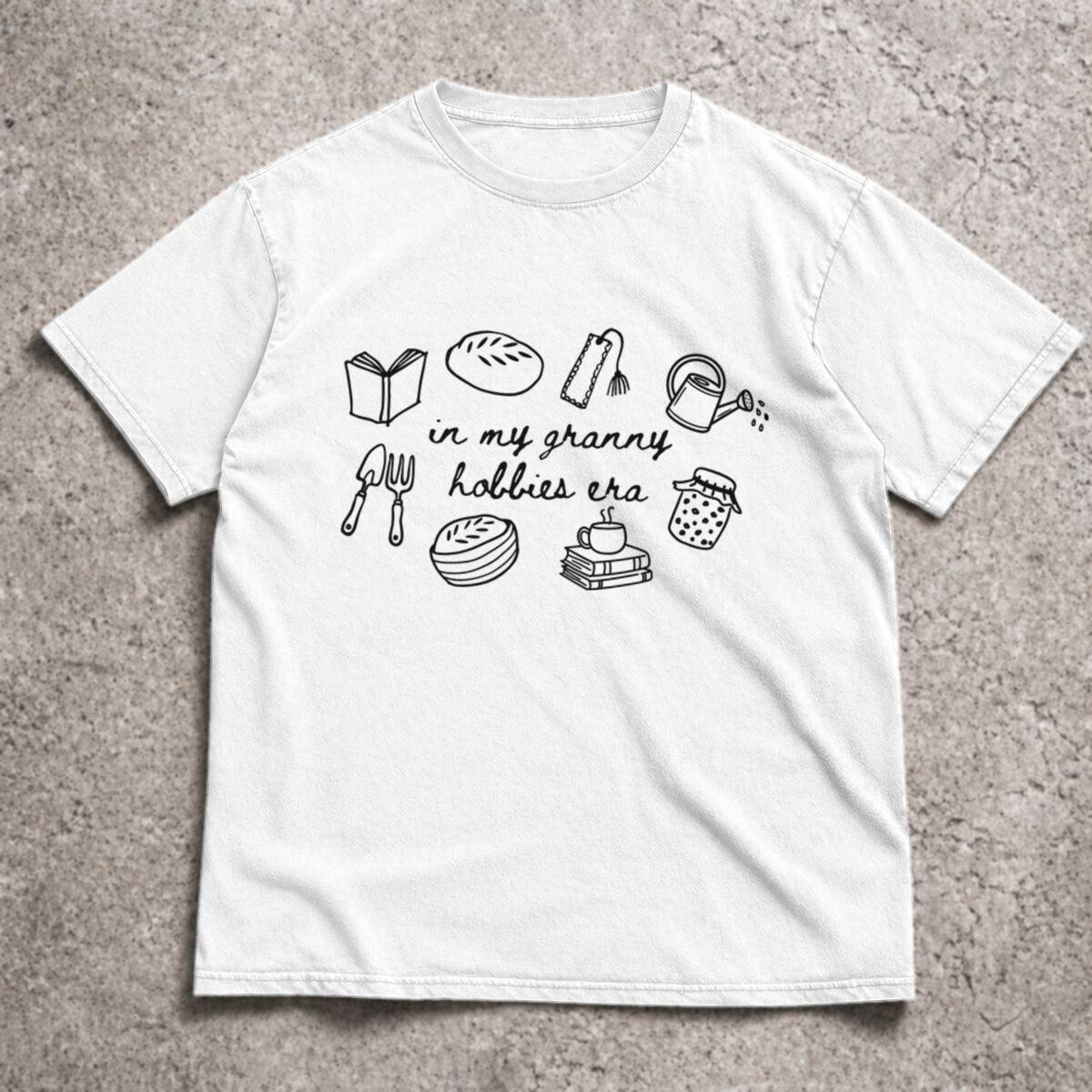Grandma Aesthetic Tee Funny Gardening Shirt Short Sleeve ONeck Tops Graphic Funny Tshirt for Plant Lover Vintage Tshirt S