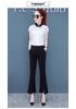 Women's High Waist Slimming Split Flare Pants - Spring/Summer 2026 Casual Cropped Style