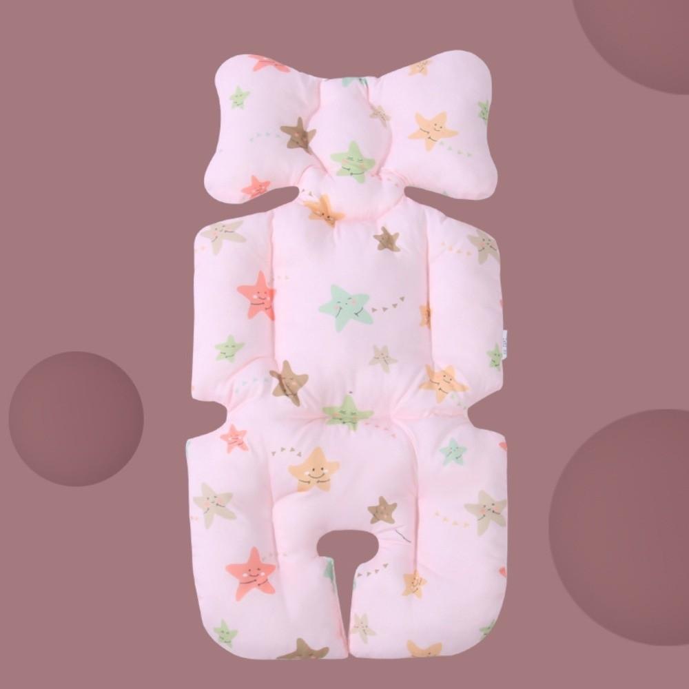 Cartoon Pattern Stroller Seat Cushion Cotton Stroller Accessories High Chair Liner Pad Going Out