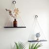 Hanging Shelves for Wall - 1PC Boho Shelf Decor - Macrame Hanging Shelf for Plants - Floating, Rope Bookshelves