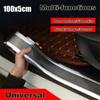 1Pcs Car Styling Door Sill Protector Carbon Fiber Moulding Strip Trim Front Bumper