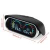 12V/24V 2 IN 1 Car Truck LCD Gauge Water Temperature Gauges +Voltmeter With 1/8 NPT Temp Sensor Water Temp Meter for Auto Cars