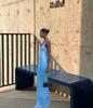 2024 Fashion Sexy U-Neck Slimming Bodycon Sequin Sleeveless Dress