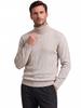 AIOPESON Herren Rollkragenpullover Zopfmuster Strickware Rippbündchen Pullover Smart Casual Business Warm Herbst Winter