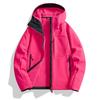Couple's Soft Shell Ski Jacket with Hood - Warm, Windproof, Waterproof, Plus Velvet, Trendy Mountaineering Outerwear