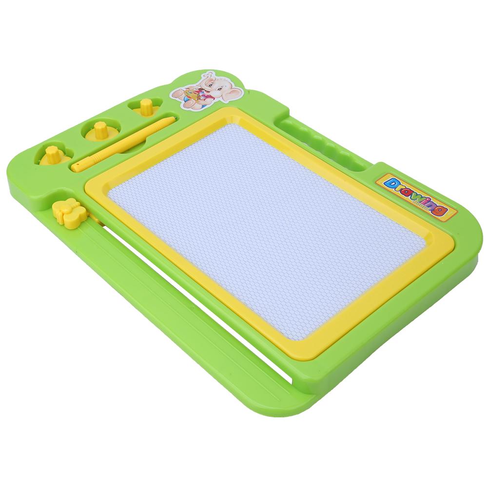 Children Drawing Board Puzzle Early Education Learning Black Plastic Writing Magnetic Sketchpad