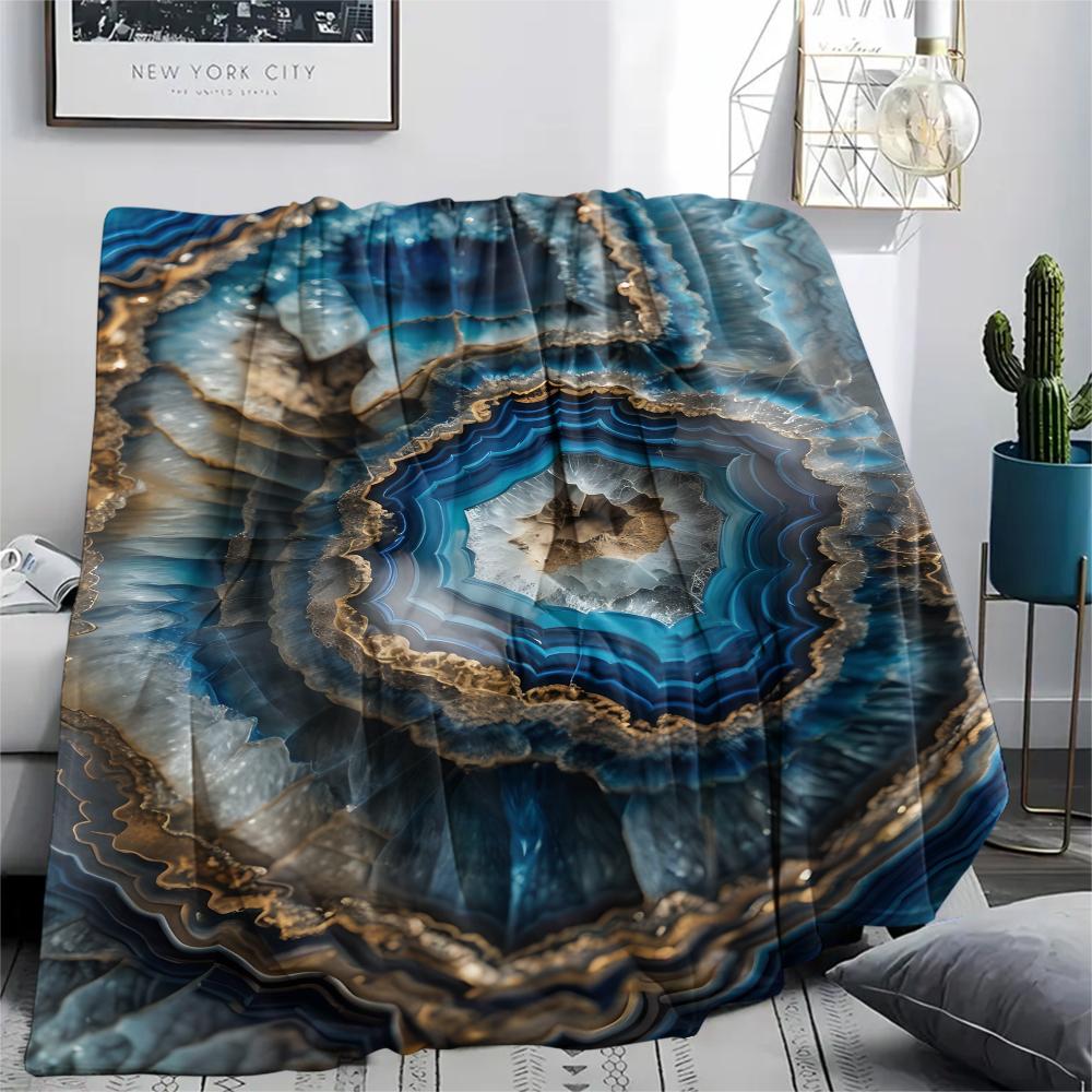 1 pièce Couverture en Flanelle Imprimée Dessin Animé, Haute Qualité Confortable pour Toutes les Saisons, Décoration de Maison, Chaleur et Confort, Parfait pour un Cadeau de Noël ou d'Anniversaire