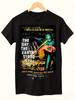 Jorden Stopper Rotasjonen Sin 1951 En Unisex og Dame Unisex Svart T-skjorte Inspirert Av Filmplakaten