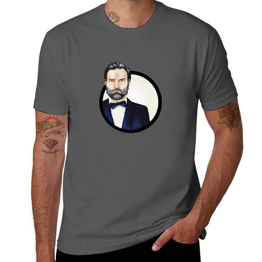 Adam Buxton TShirt Basic Solid Color Short Sleeve Cotton Top