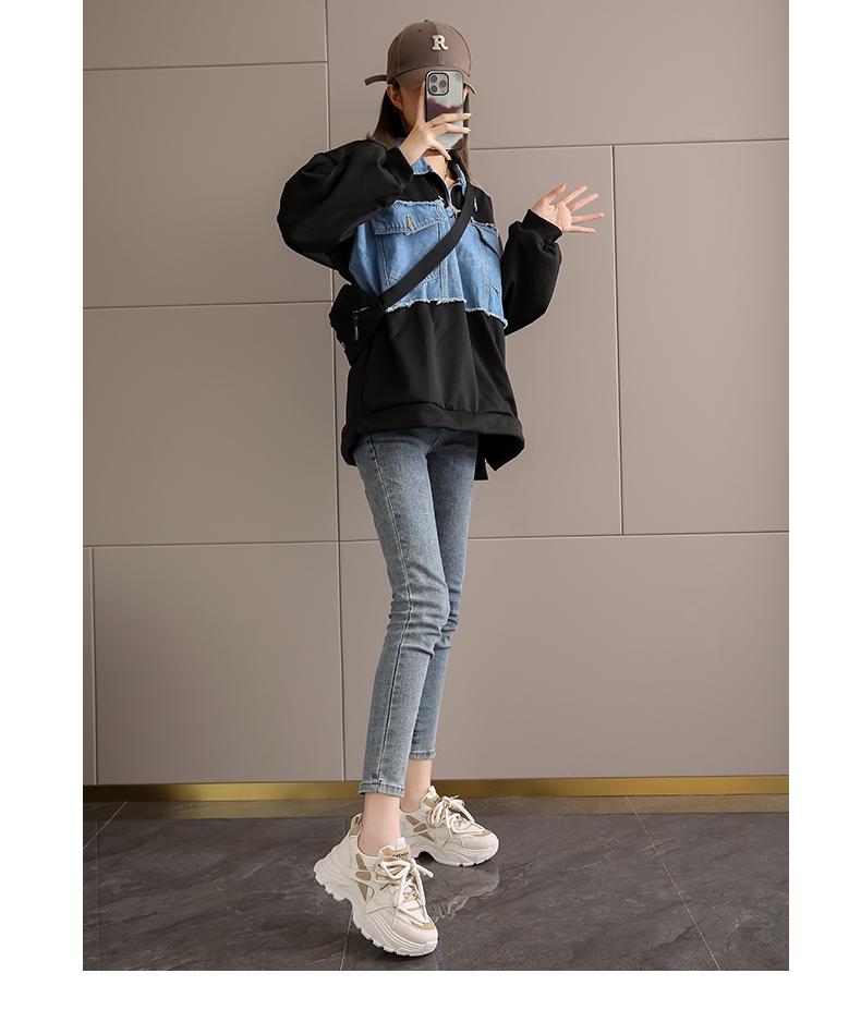 Women's 2025 Dad Shoes: New Style Spring Casual Thick-Soled Trendy Sneakers for a Slim Foot Look