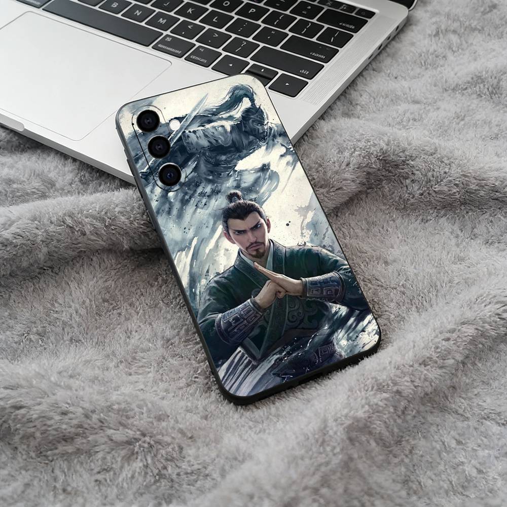 N-Z-Ne-zha Hot anime Black Soft Silicone Phone Case for Samsung Galaxy A73, A71, A72, A70, A53, A52, A51