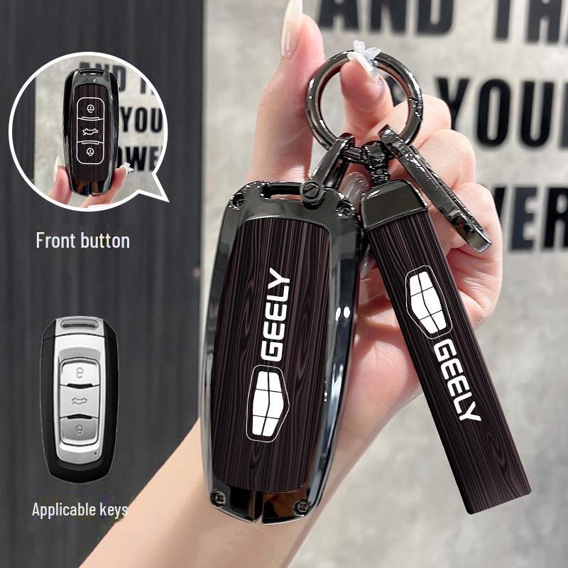 Geely Car Key Cover: Compatible with Emgrand, Boyue, Star X6, Yue, Rui, Binrui, Binyue, Borui, and GL models.