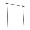 Room Divider Curtain Rod Carbon Steel Vertical Tension Rod for Room Separation   Partition Space Separator Curtain Stand