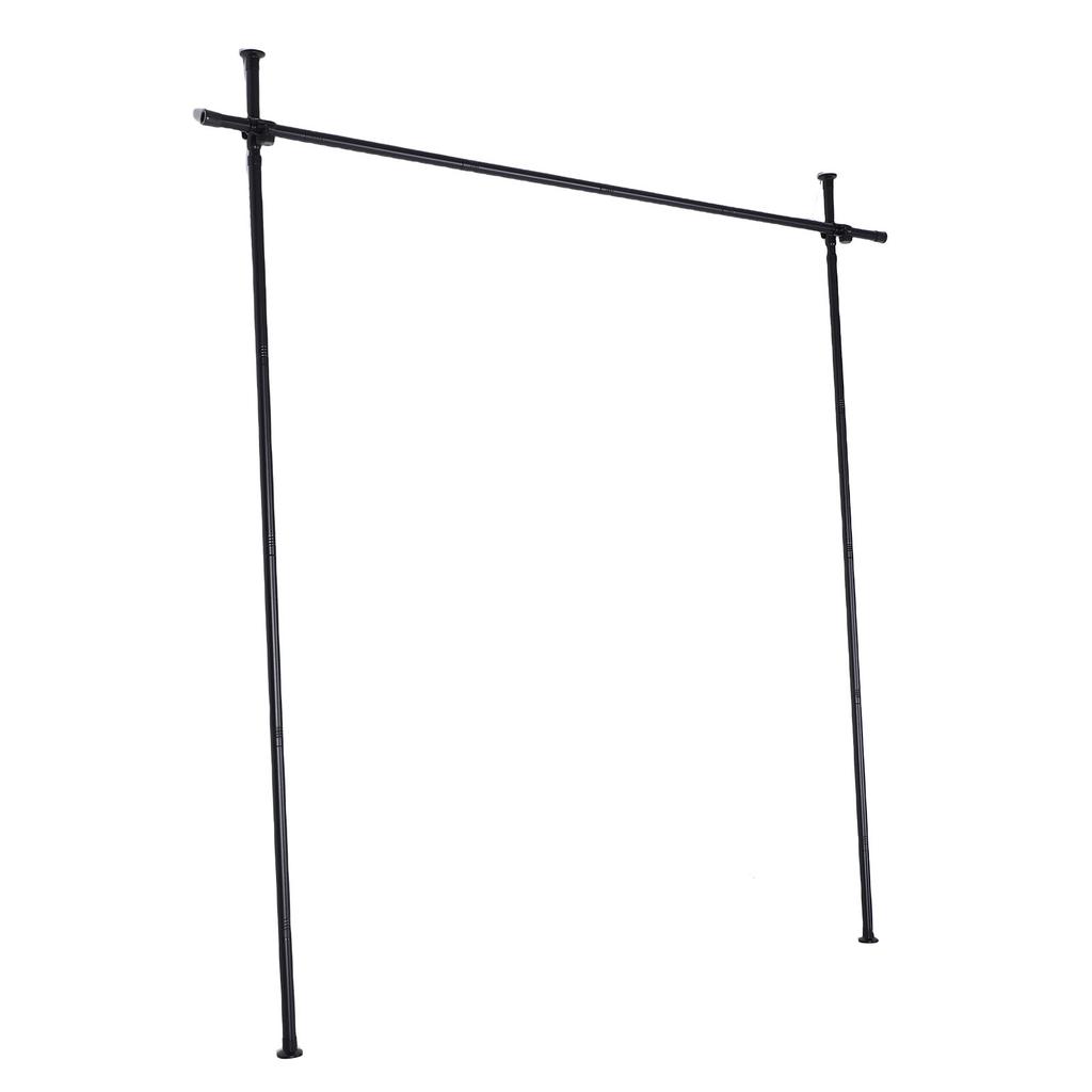 Room Divider Curtain Rod Carbon Steel Vertical Tension Rod for Room Separation   Partition Space Separator Curtain Stand