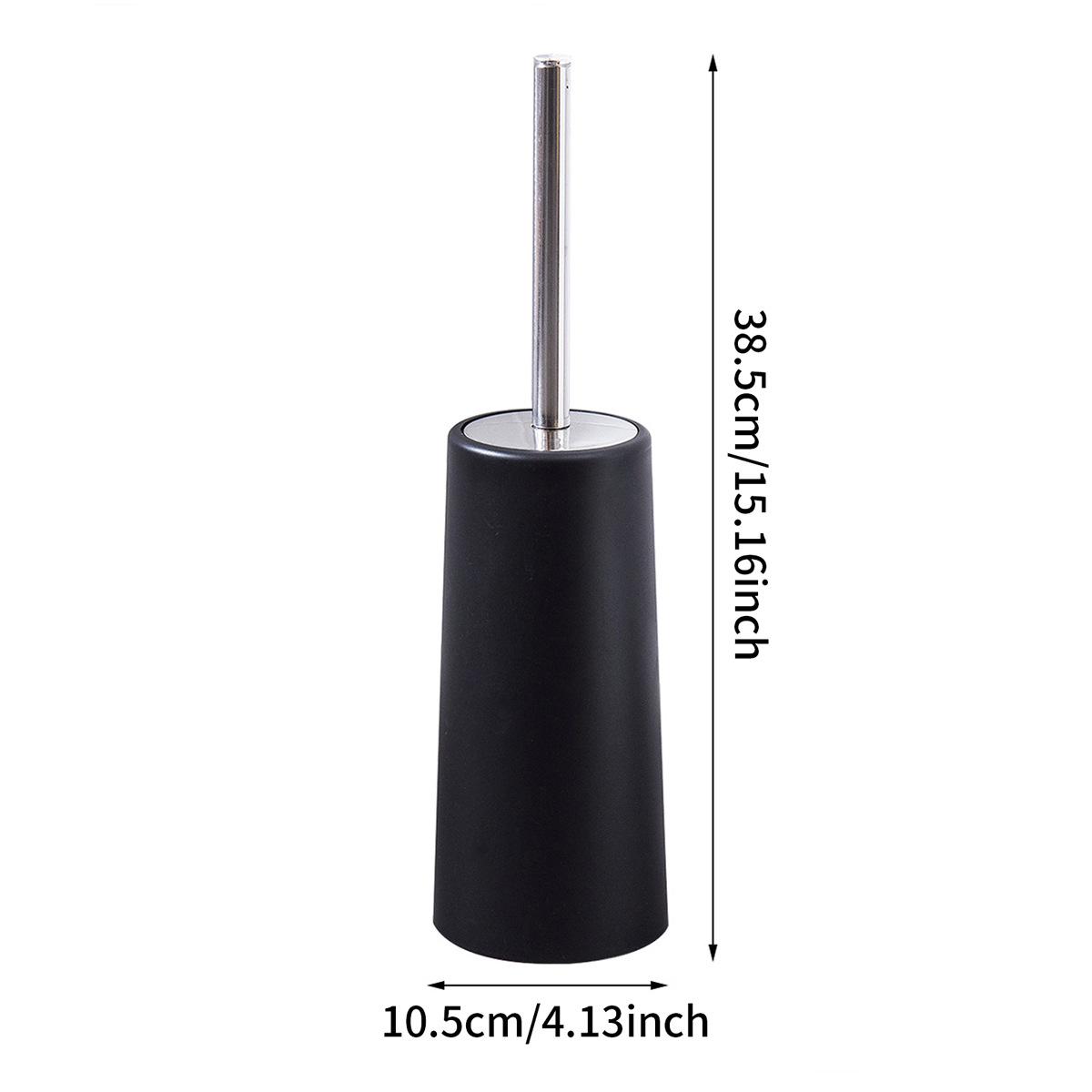 

Ершик для унитаза из нержавеющей стали с основанием - мягкая щетина, длинная ручка для уборки ванной комнаты