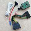 Car Radio Subwoofer Amplifier Plug Cable Stereo Audio Converters for Ford Fiesta Fusion Focus Edge Transit Kuga F-150