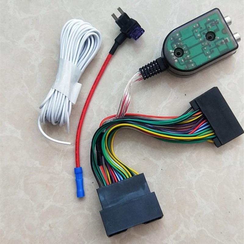 Car Radio Subwoofer Amplifier Plug Cable Stereo Audio Converters for Ford Fiesta Fusion Focus Edge Transit Kuga F-150