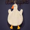 Cartoon Goose Hand Towel Kitchen Bathroom and Toilet Hand Towel Hanging Type with Super Water Absorption Quick Drying