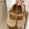 Fashion Lightweight Retro Heightening Thick-soled Shallow Mouth Single Shoes Women's 2025 New Spring and Autumn with Skirt Round Head Mary Jane Shoes