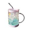 Simple Yet Stylish Handle Mug with High Temperature Resistance Household Glass Cups Large Capacity Straw Cups High Borosilicate
