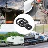 Steel D Rings Lashing Eyelets Heavy Duty Rustproof Assembly Rings For Truck Boats ATV Garage Installation With Screws