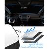 2025 Upgrade Front Windshield Sunshade Fit For Toyota Tundra 2007- Reflector Foldable Car Shade Automotive Windshield Sunshades Toyota Tundra
