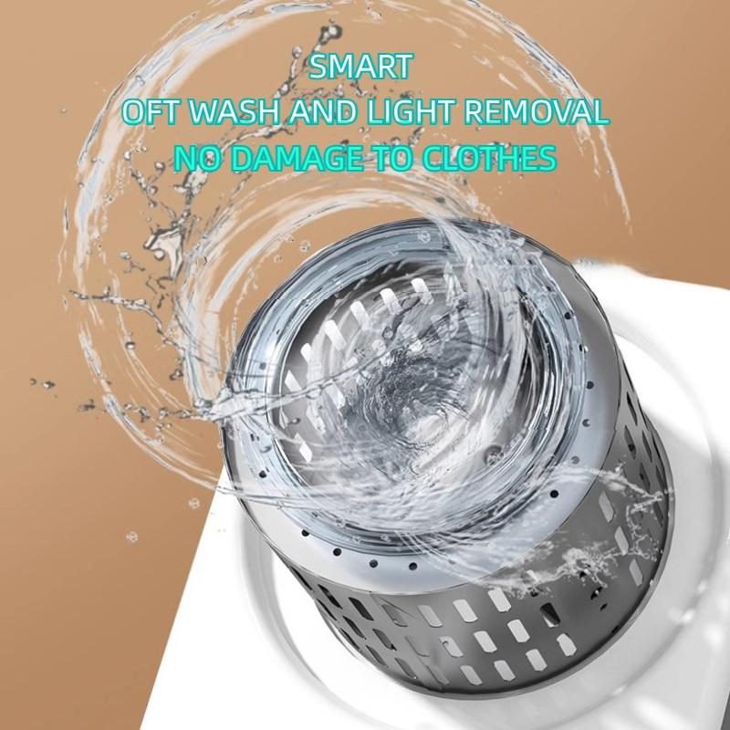 Jednokomorová/Dvoukomorová pračka, Domácí Malá Pračka na spodní prádlo, ponožky, Integrovaný typ pro praní a sušení, Nástěnná, Stolní