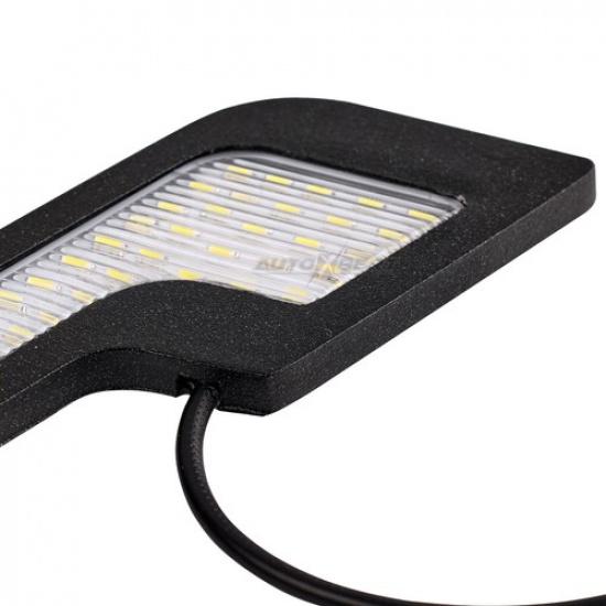 2PCS L Shape White LED Light Car Daytime Running Driving Light DRL Lamp 12V DIY