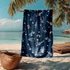 Ultra Soft Beach Towel with Excavator Theme,Ideal for Pool,Camping, Diving,Perfect Travel Essential, Vibrant Beach Towel.