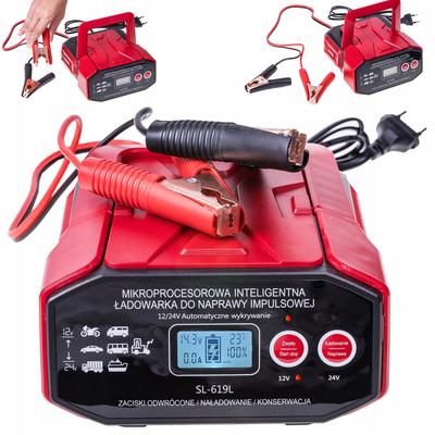 Car Battery Charger 24V 12V 30A Agm Start-Stop