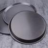 2024 New 9/10/11/12/14-Inch Non-Stick Pizza Pan Carbon Steel Pizza Oven Tray Shallow Round Pan Roasting Tin Baking Tool
