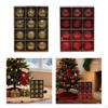 12 Christmas Decorations, Decorative Balls.