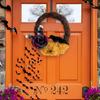 Halloween Decorations, Dead Branches, Roses, Black Crow Garlands,  Ghost Festival, Plant Vine Rings, Party Decoration Props, Wall Hanging Props