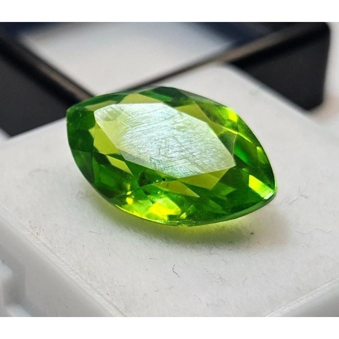 Fabulous Natural Green Peridot 10-12 Ct Marquise Cut Certified Loose Gemstone