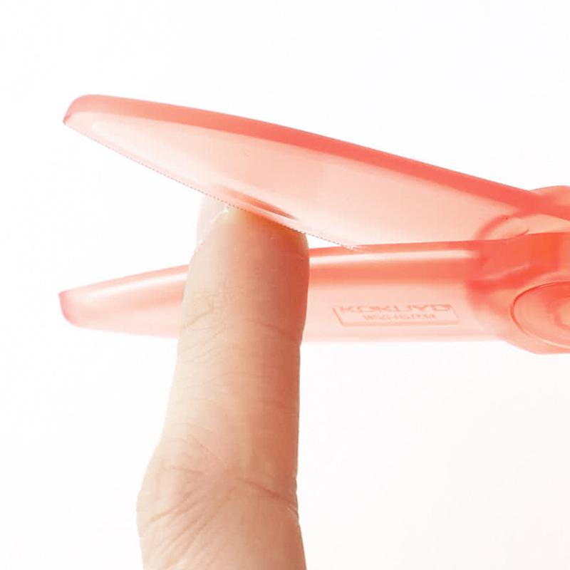 Transparent Safety Plastic Scissors Stationery Student Kids Diy Paper Cutting School Supplies