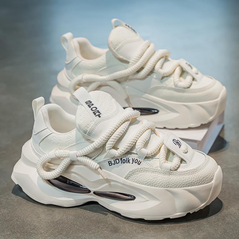 

Новые модные мужские туфли Four Seasons Low Top, удобные дышащие повседневные кроссовки 44 белый