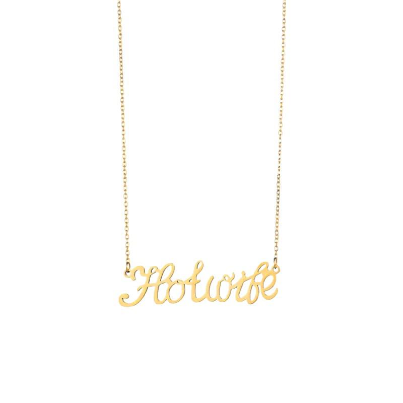 Bestselling Elegant Initial Necklace with Letter Pendant - Stylish Clavicle Chain Jewelry