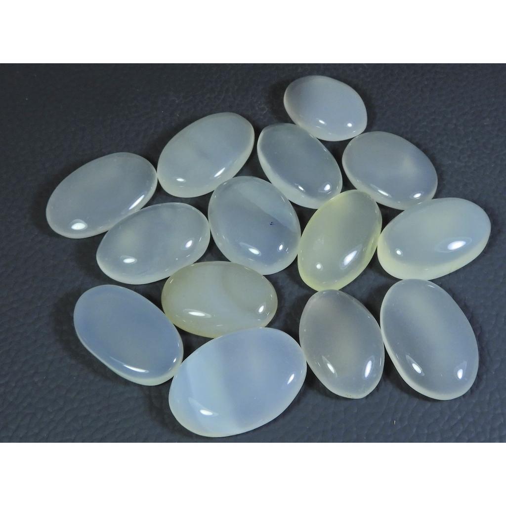 298Cts. Natural Onyx Agate Ring Size Oval Cabochon Loose Gemstone 14Pcs Lot A-651
