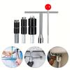 Stainless Steel Expansion Water Stopper Kit – T-Handle, Manual Plug for Plumbing & Home Repair