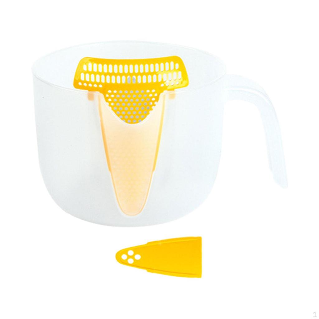 Filter Measuring Cup Baking Pastry Tools 1L Liquid Bowl Egg Beater