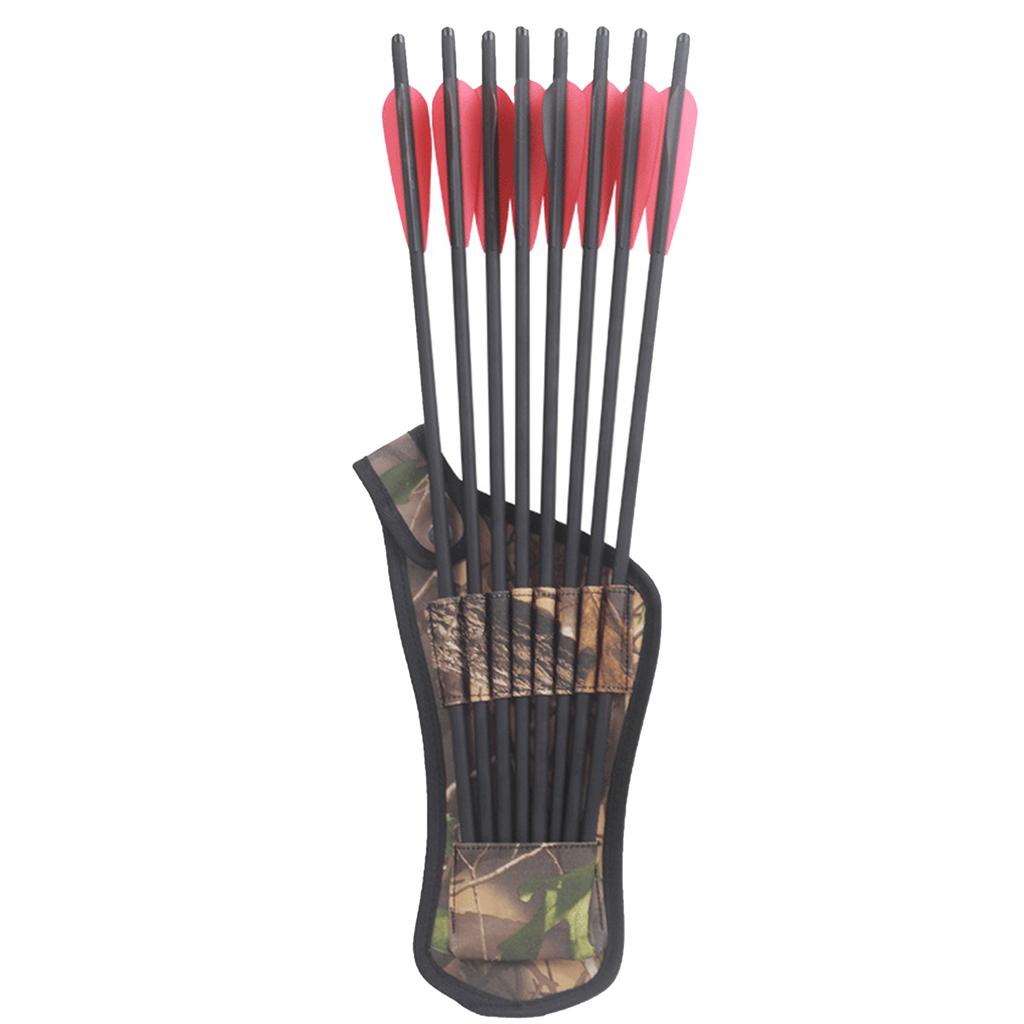 Archery Arrow Holder Adult Arrow Quiver Hip Back Quivers Waist Side Arrow Bag Recurve Compound Bow Carrying Pouch Bag