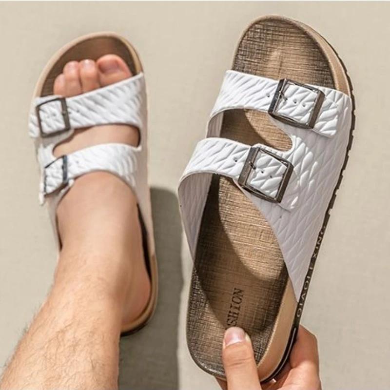 Soft Platform Sabot Pvc Male Slipper Beach Men's Shoe Slides Mascullino Elegant Low Price 2025 Cheap Shoes Liquidation