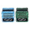 22 Key 8 Bass Accordion Professional Anti Slip Sensitive Button Accordion Musical Instrument with St
