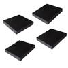 EINEY Rubber Blocks, Anti-Slip, Height Adjustable Platform, Soundproof, Anti-Vibration, Anti-Noise, Anti-Vibration Mat, Cushion, Furniture, Tables, Ch